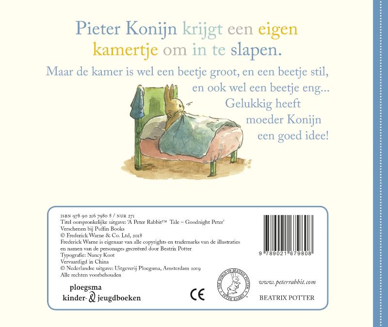 Achterkant van Pieter Konijn, Slaap lekker!