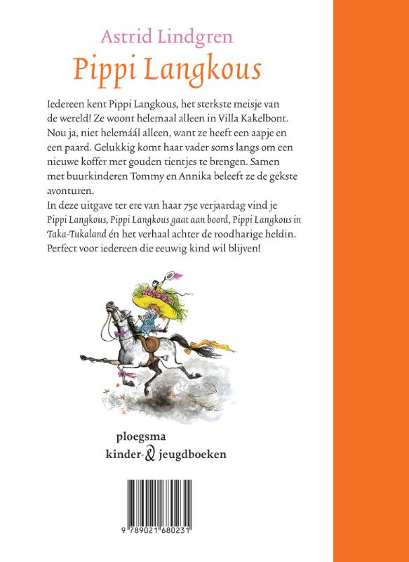 Achterkant van Pippi Langkous