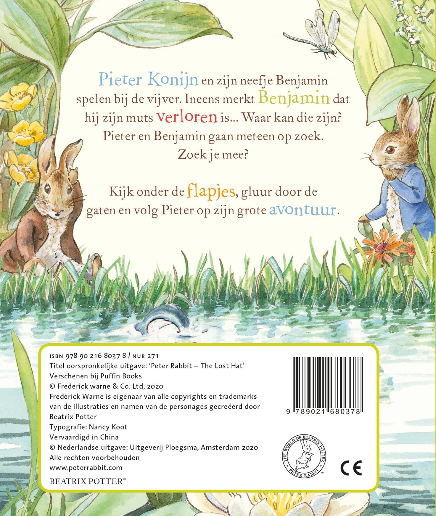 Achterkant van Pieter Konijn: Zoek je mee?