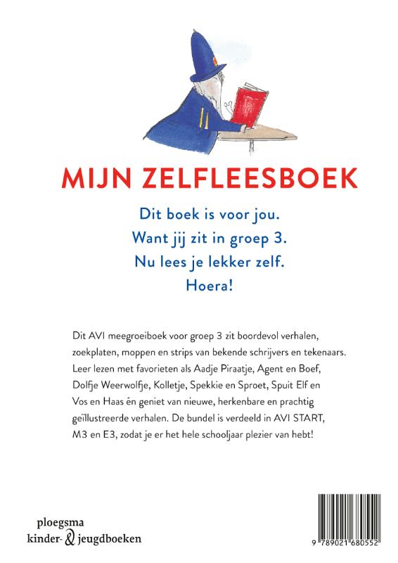 Achterkant van Mijn zelfleesboek voor groep 3