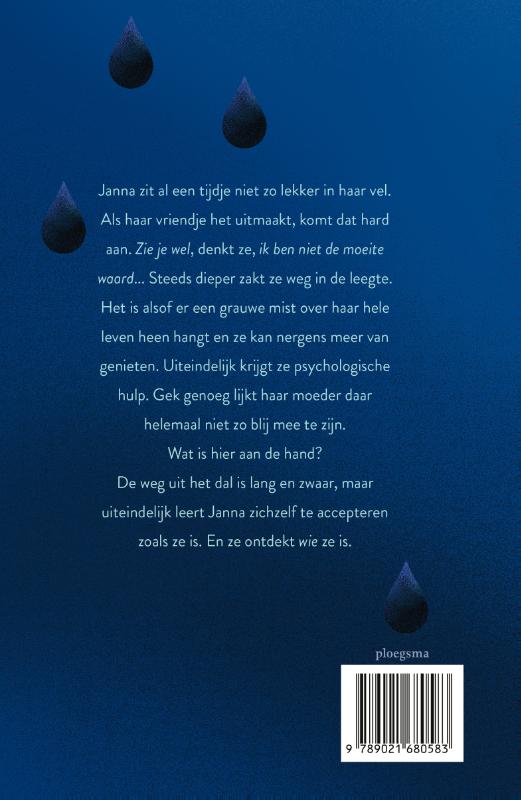 Achterkant van Blauwe dagen
