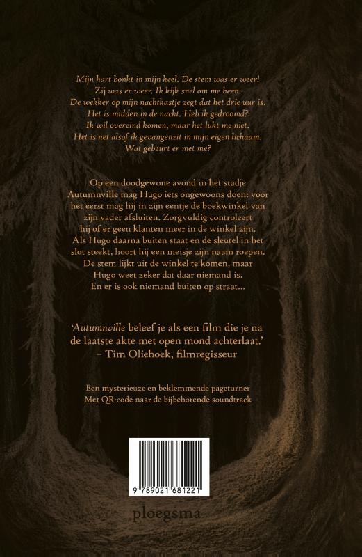 Achterkant van Autumnville