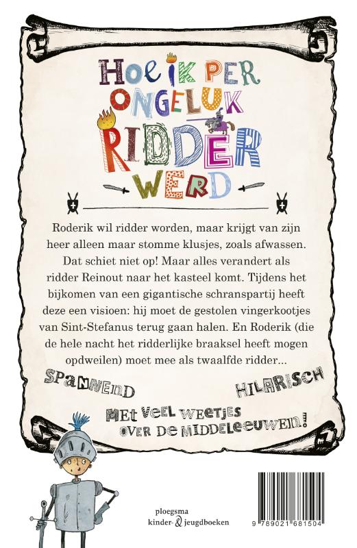 Achterkant van Hoe ik per ongeluk ridder werd