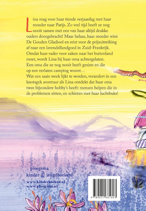 Achterkant van Oma Luchtbuks