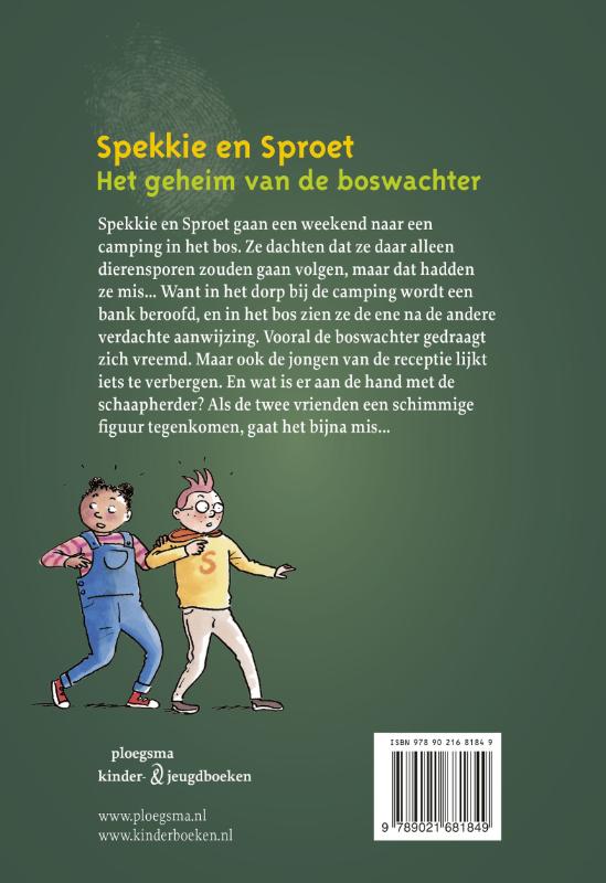 Achterkant van Het geheim van de boswachter