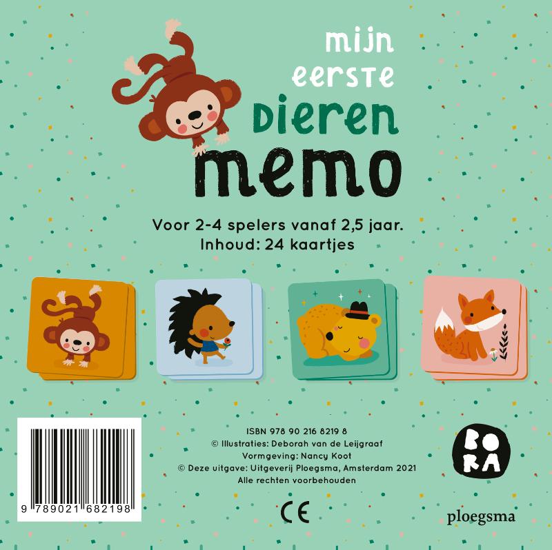 Achterkant van Mijn eerste dierenmemo