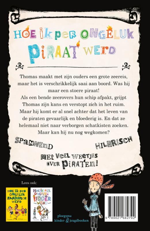Achterkant van Hoe ik per ongeluk piraat werd