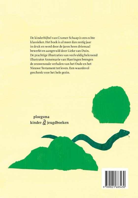 Achterkant van Kinderbijbel