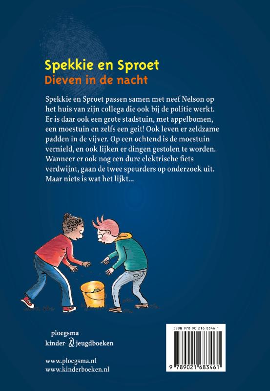 Achterkant van Dieven in de nacht