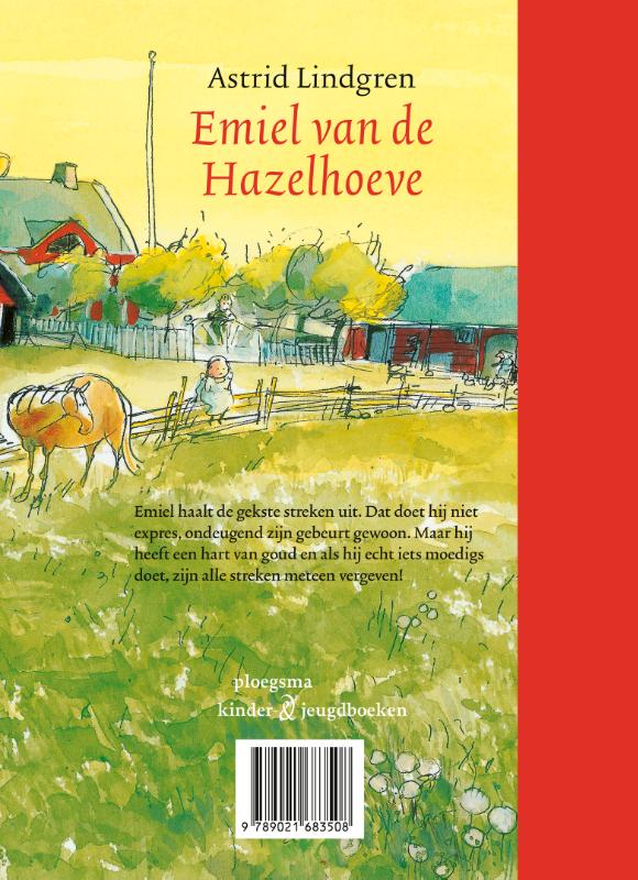 Achterkant van Emiel van de Hazelhoeve