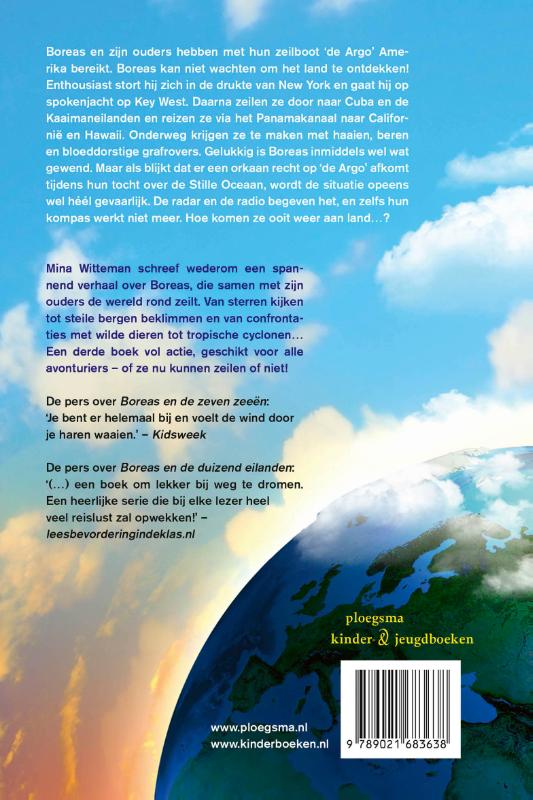 Achterkant van Boreas en de vier windstreken