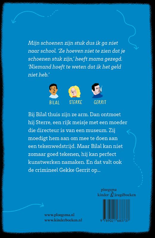 Achterkant van De meestervervalser