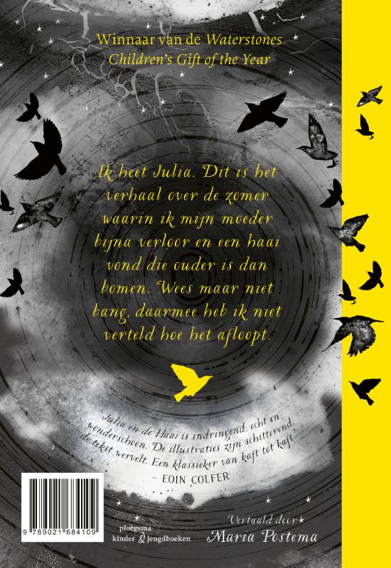 Achterkant van Julia en de haai