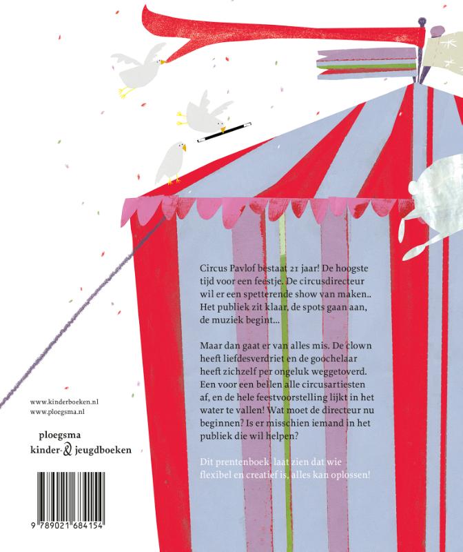 Achterkant van Circus Pavlof