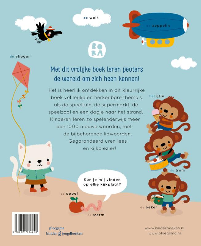 Achterkant van Mijn eerste woordjesboek