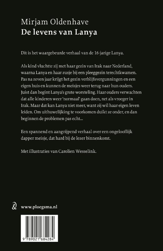 Achterkant van De levens van Lanya