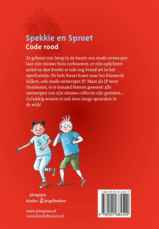 Achterkant van Code rood