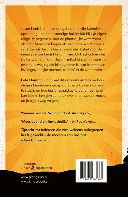 Achterkant van Van God los