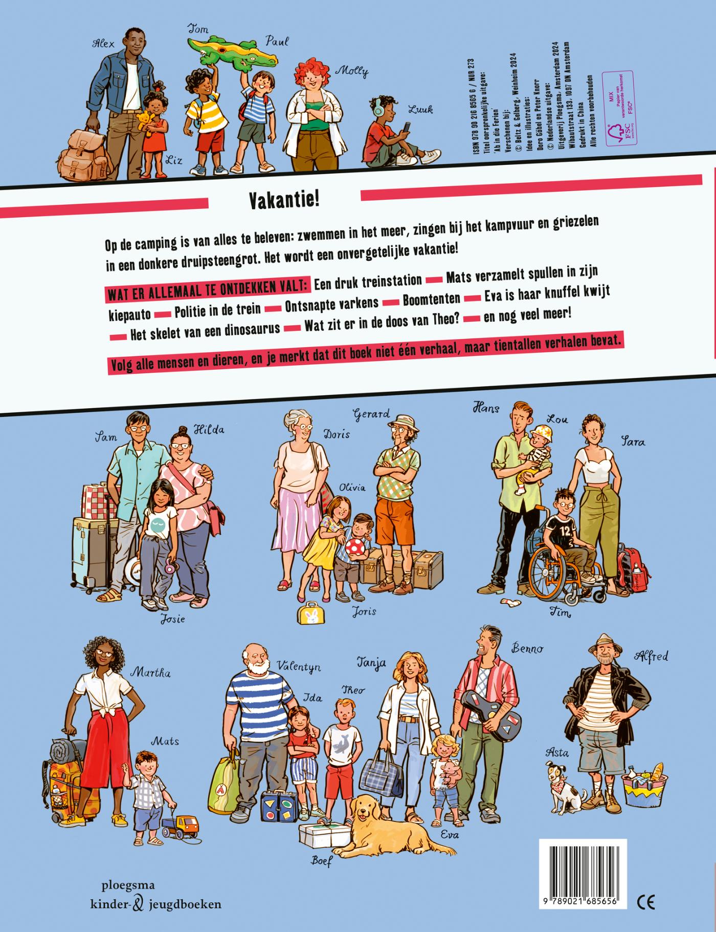 Achterkant van Vakantie!