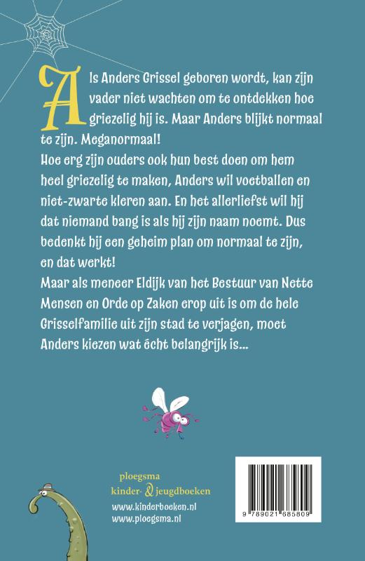 Achterkant van Het geheim van Anders Grissel