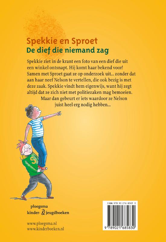 Achterkant van De dief die niemand zag