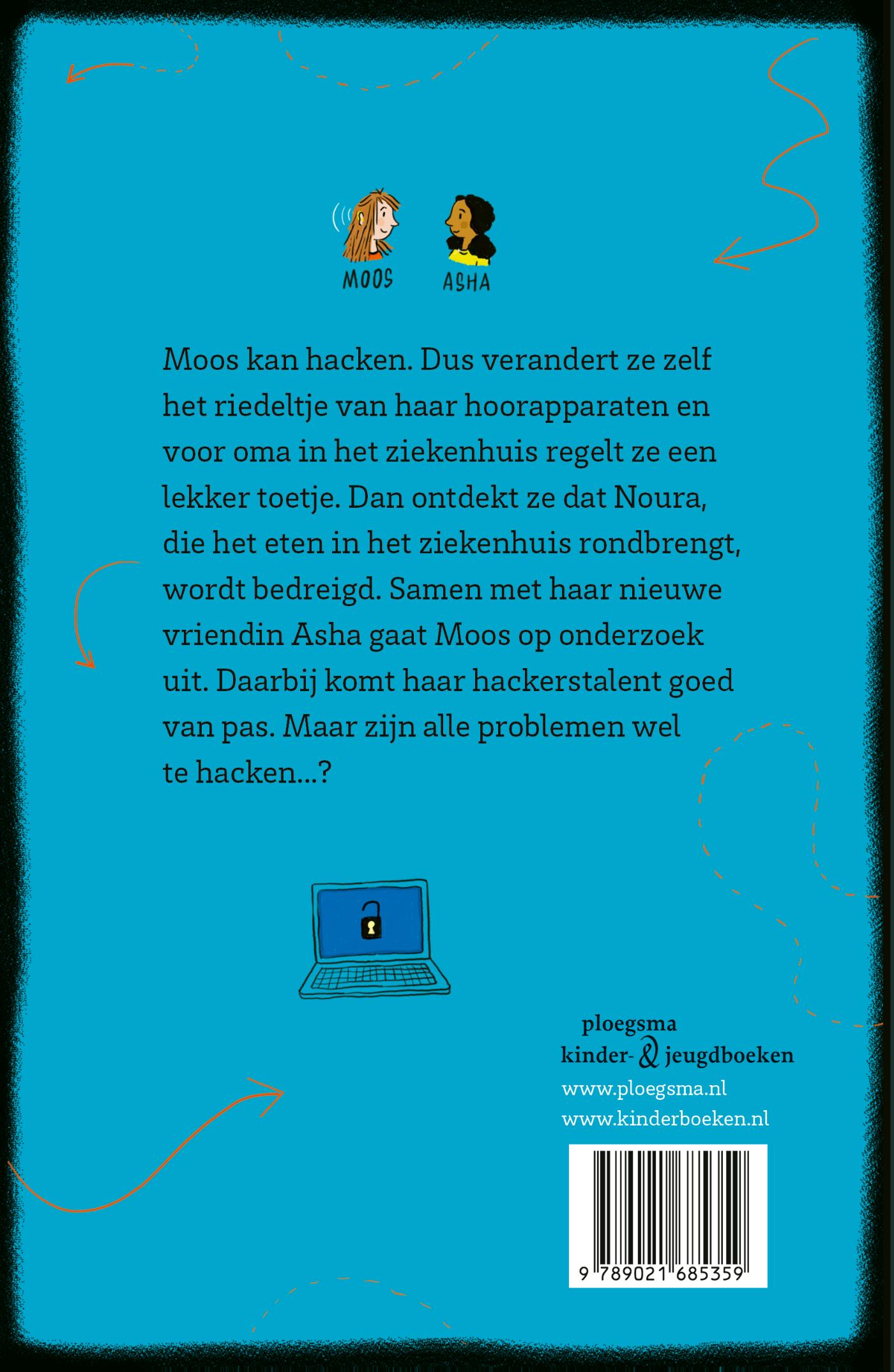 Achterkant van De superhacker