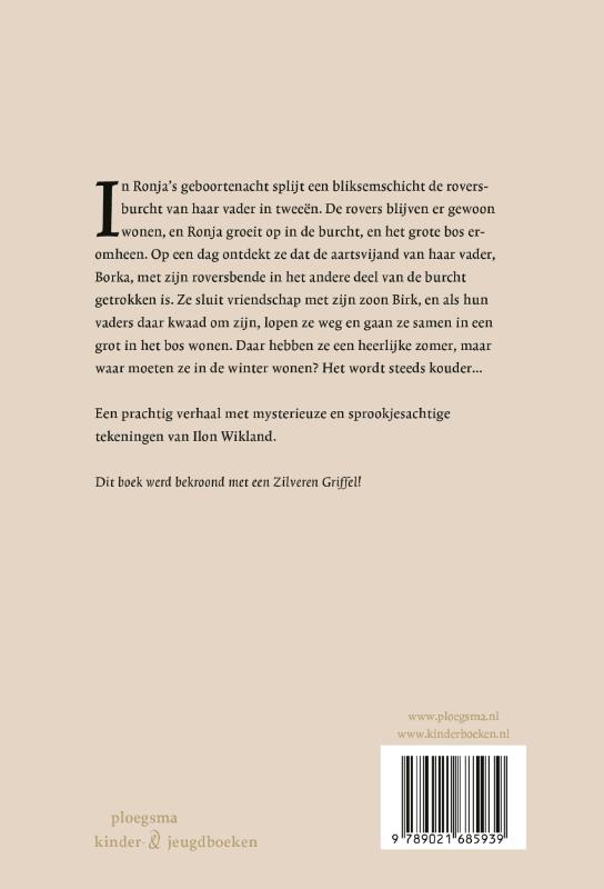 Achterkant van Ronja de roversdochter