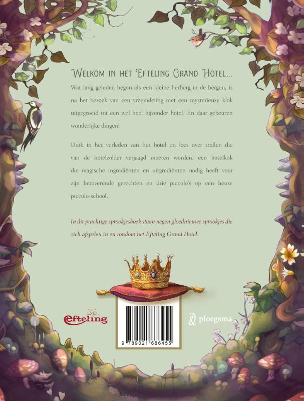 Achterkant van Sprookjes uit het Efteling Grand Hotel