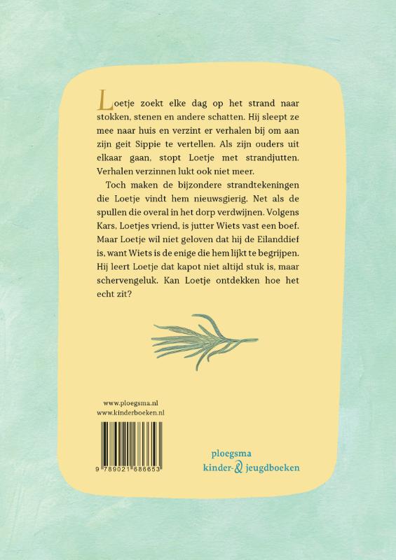 Achterkant van Tekeningen in het zand