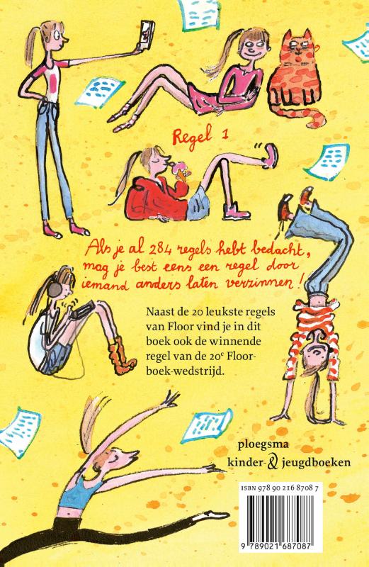 Achterkant van De allerleukste regels van Floor!