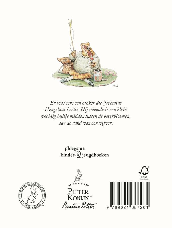 Achterkant van Het verhaal van Jeremias Hengelaar
