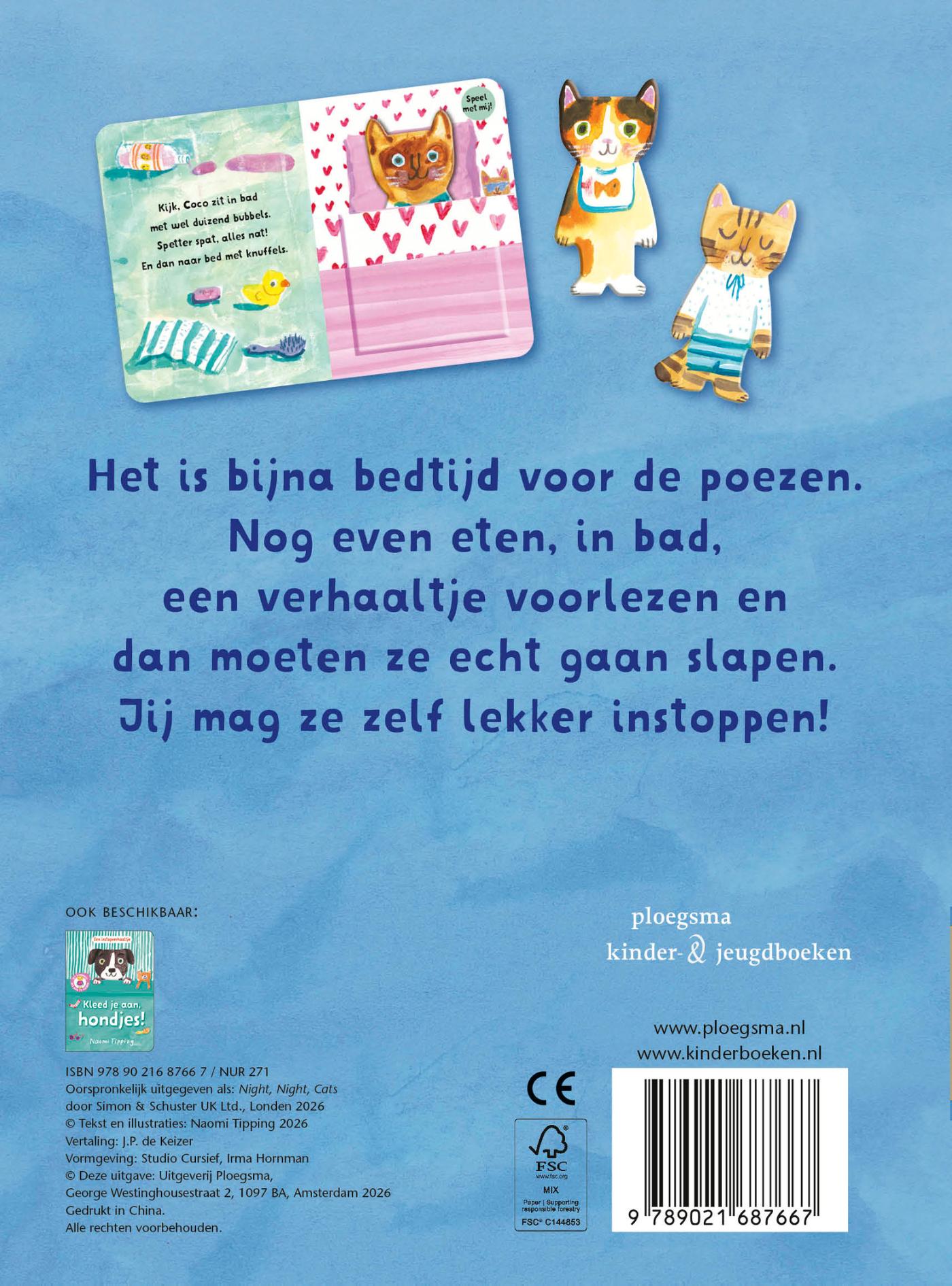 Achterkant van Slaap lekker, poezen!