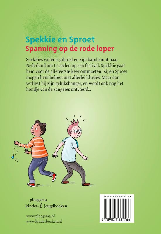 Achterkant van Spekkie en Sproet: Spanning op de rode loper