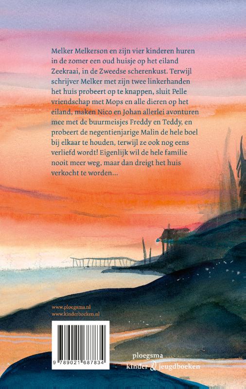 Achterkant van Samen op het eiland Zeekraai