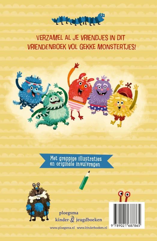 Achterkant van Mijn te gekke vriendenboek