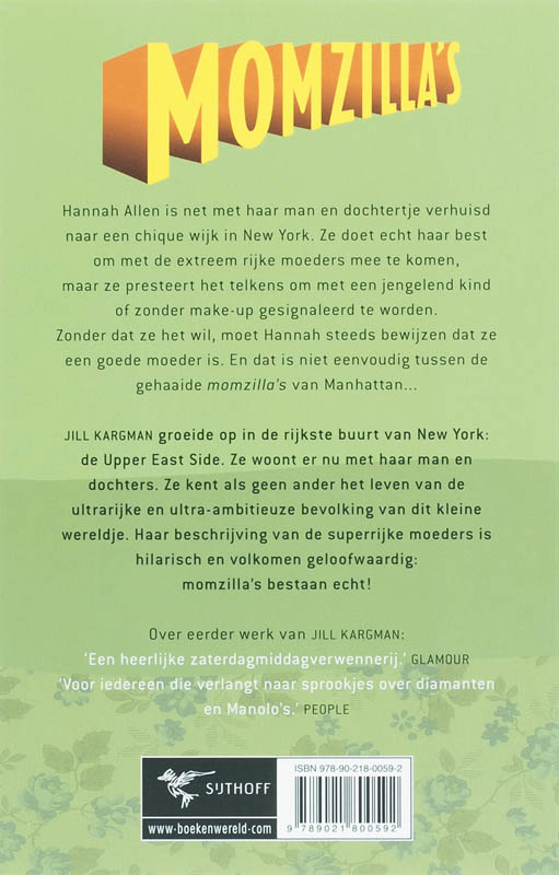 Achterkant van Momzilla's