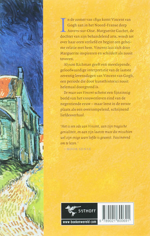 Achterkant van De muze van Vincent