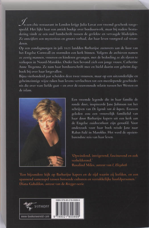 Achterkant van De legende van de kapers