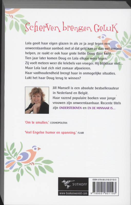Achterkant van Scherven brengen geluk