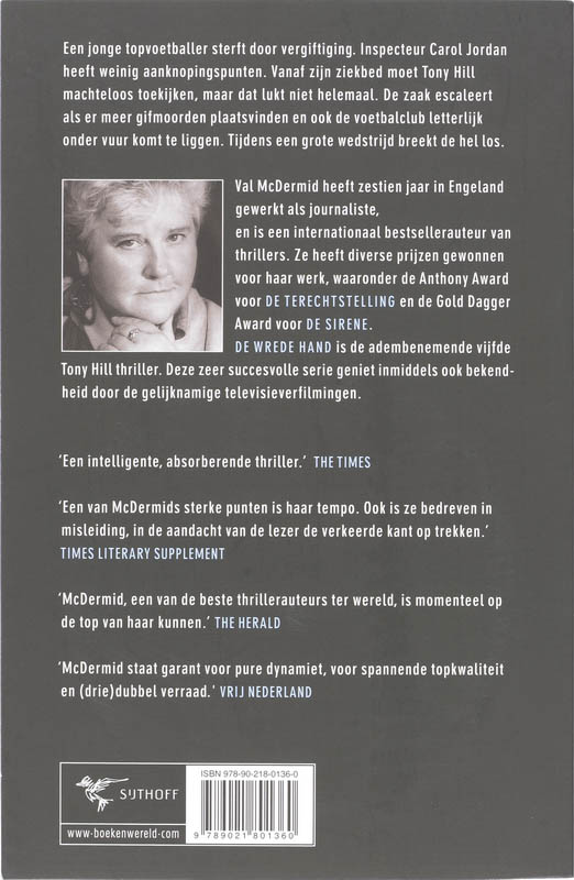 Achterkant van De wrede hand