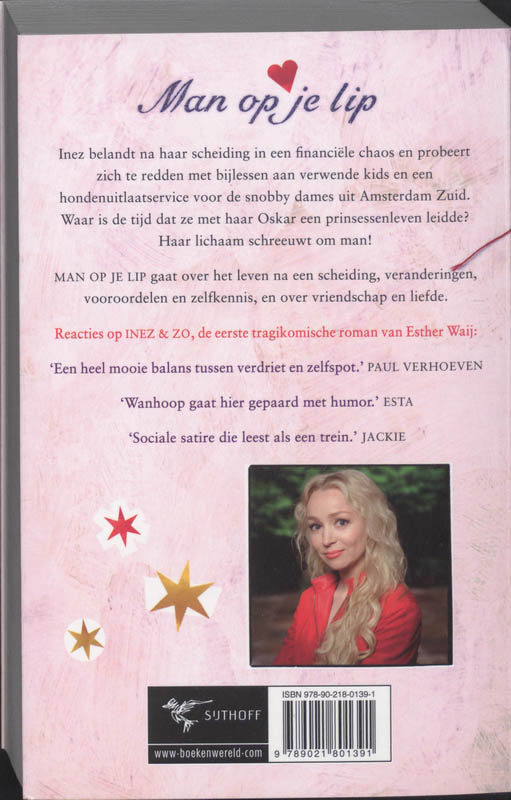 Achterkant van Man op je lip