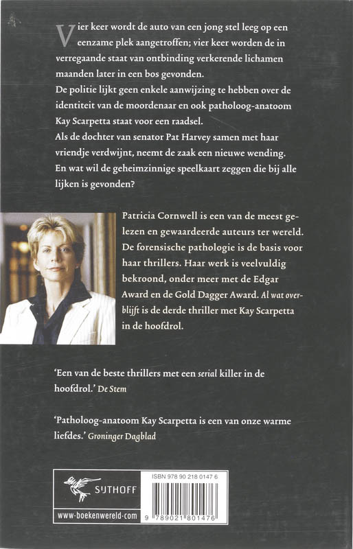 Achterkant van Al wat overblijft