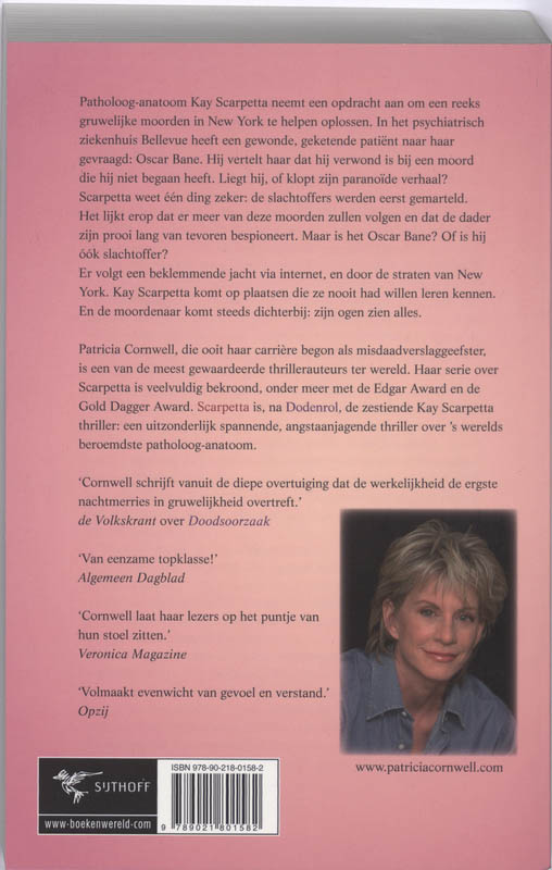Achterkant van Scarpetta