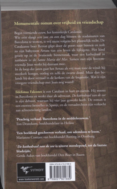 Achterkant van De kathedraal van de zee