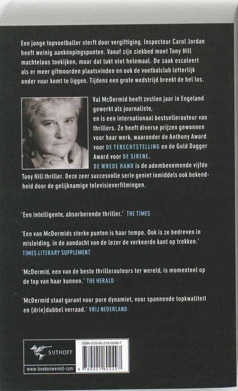 Achterkant van De wrede hand