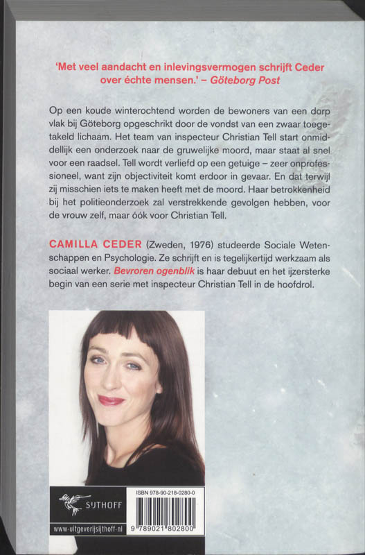 Achterkant van Bevroren ogenblik