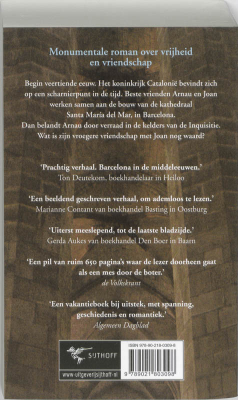 Achterkant van De kathedraal van de zee