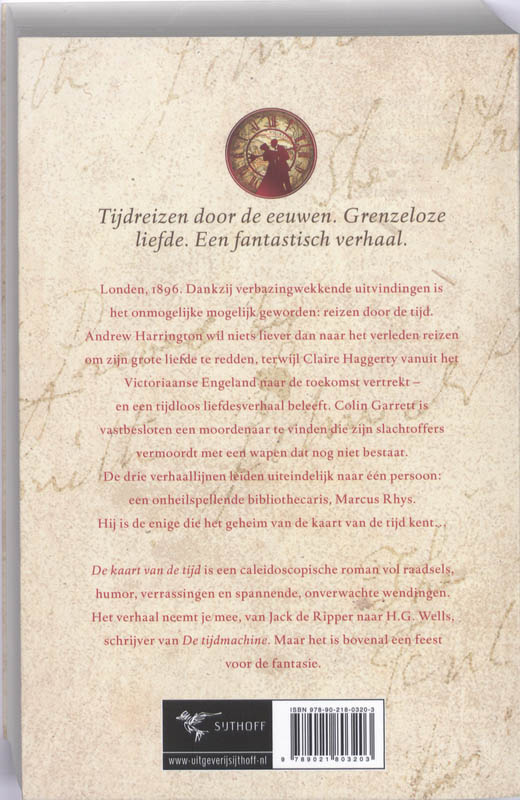 Achterkant van De kaart van de tijd