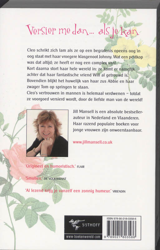 Achterkant van Versier me dan