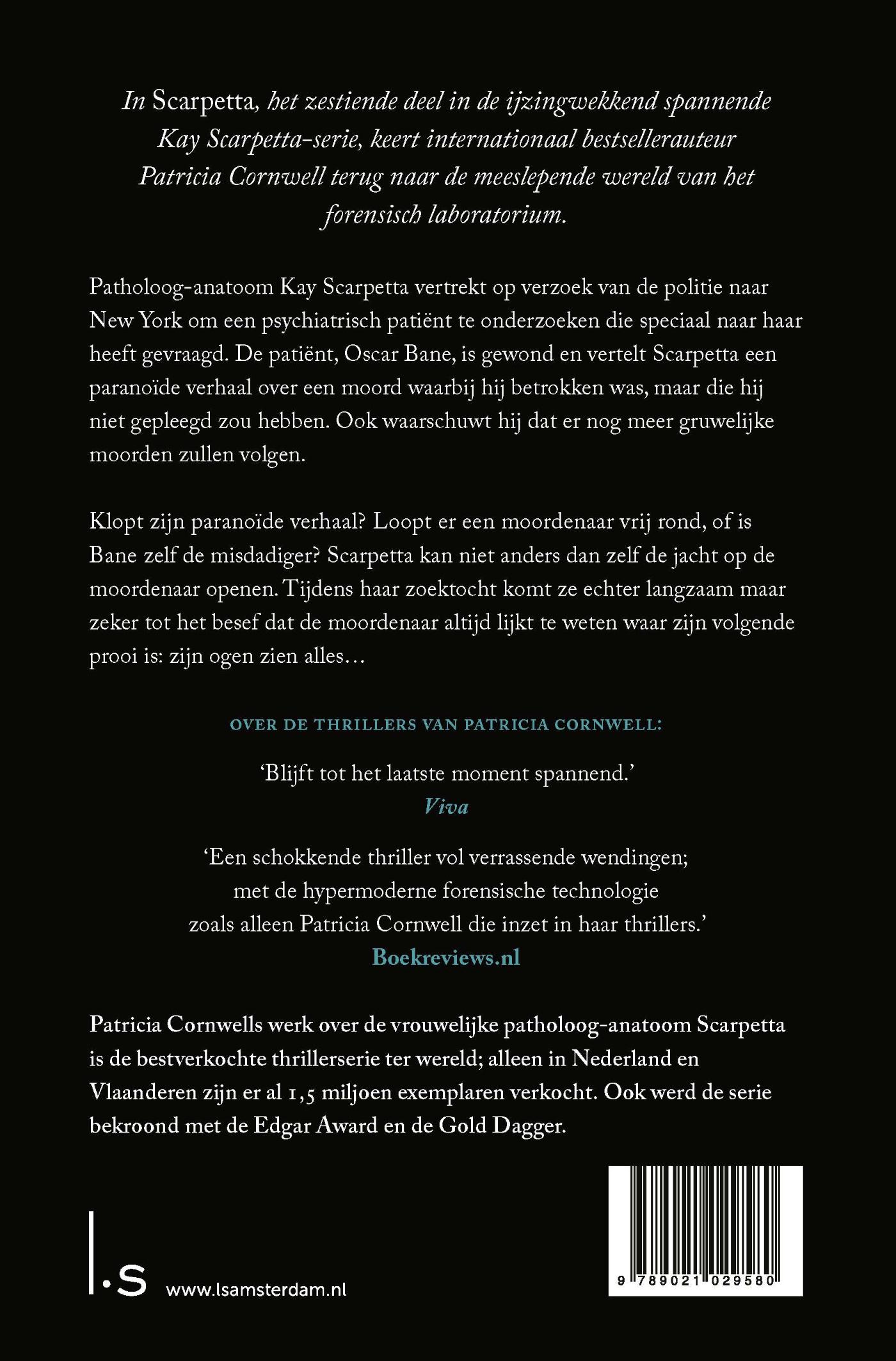 Achterkant van Scarpetta